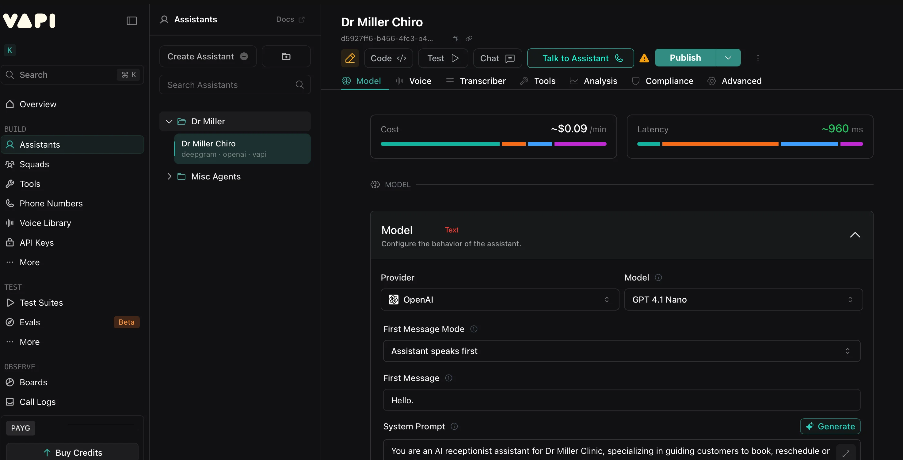 Dr. Miller VAPI System